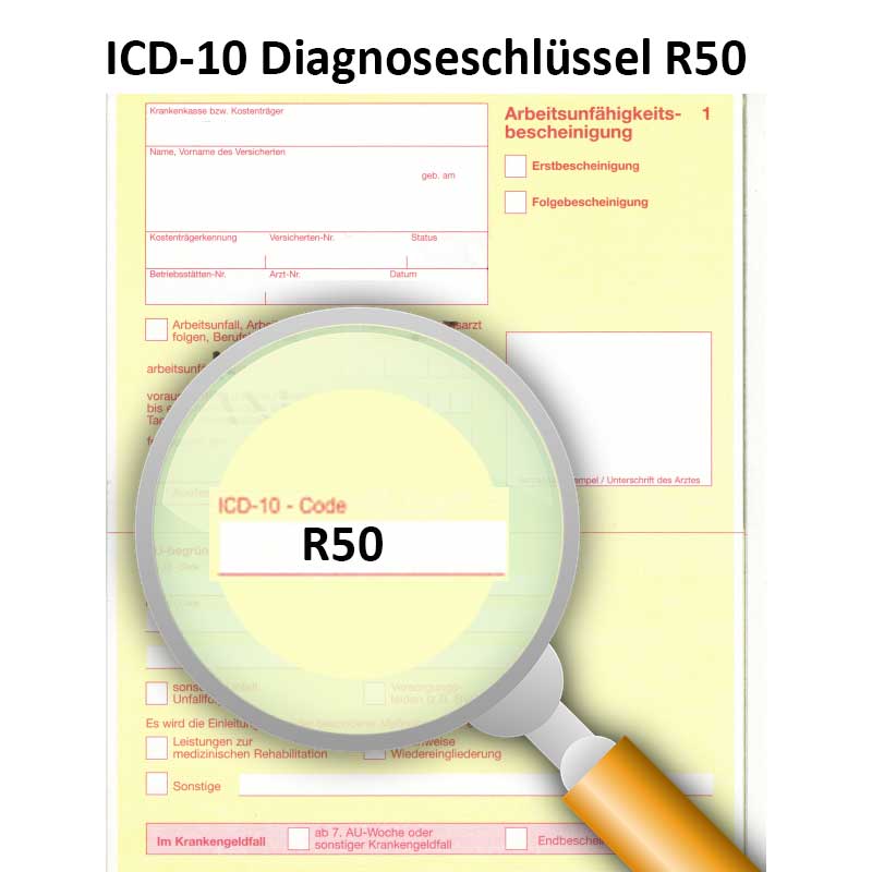 ICD-10 Diagnoseschlüssel R50